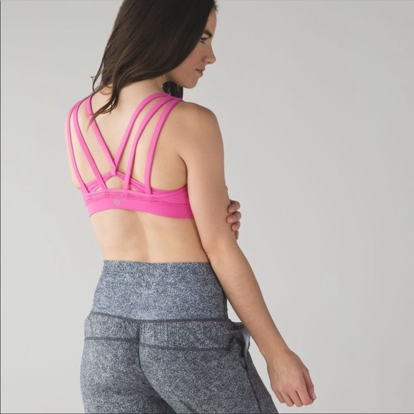 Lululemon Special Edition Pink Energy Bra Exhale 4 - Picture 3 of 9